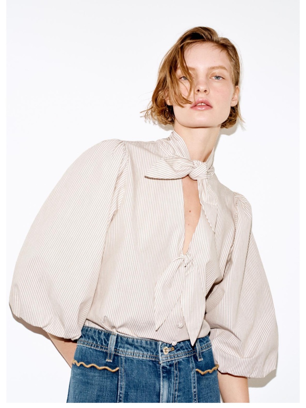 Zara Stripe Blouse - Picture 5 of 9